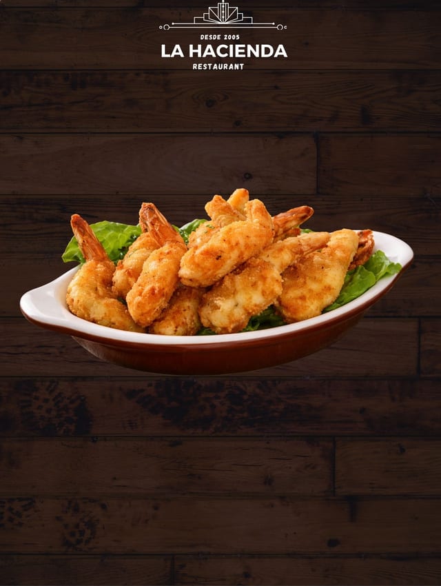 Camarones Empanizados.