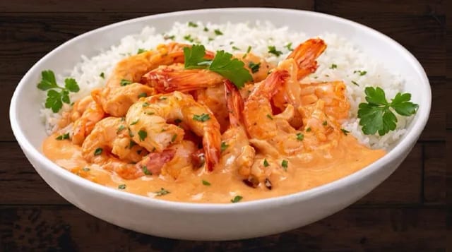 Camarones Encremados (Lunch).