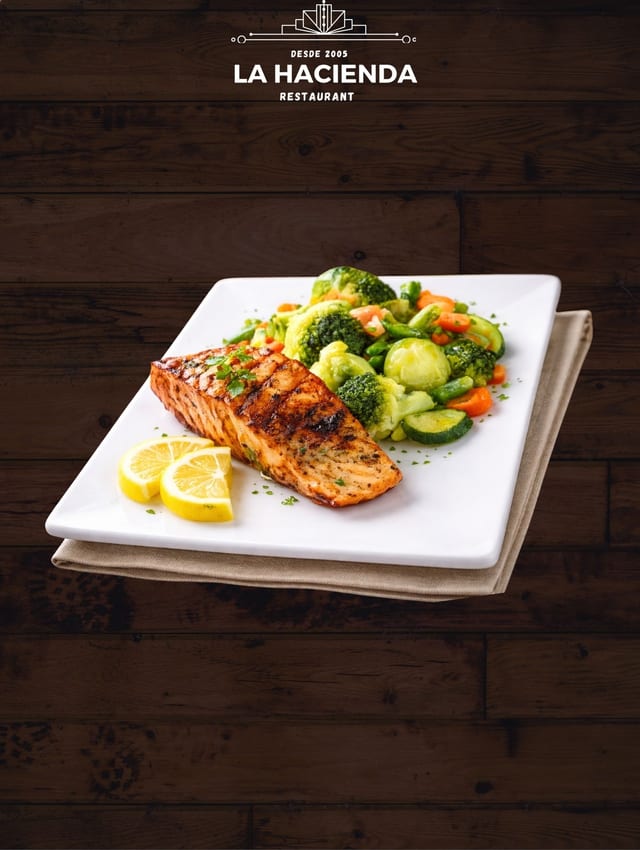 Grilled Salmon.